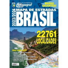 Guia Mapograf Mapa de Estradas Brasil 2023/2024 - Gigante