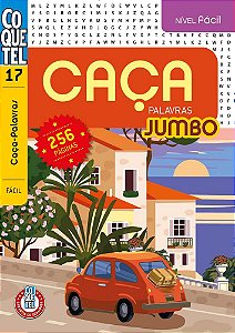 CACA PALAVRAS JUMBO - NIVEL FACIL - LIVRO 17 - COQUETEL