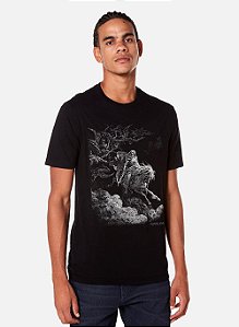 T-Shirt Masculina Rg Skull Turn Off - John John - Preto - Shop2gether