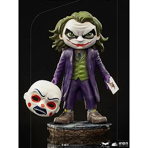 ESTÁTUA JOKER THE DARK KNIGHT - MINICO IRON STUDIOS