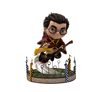 ESTÁTUA HARRY POTTER QUADRIBOL - MINICO IRON STUDIOS