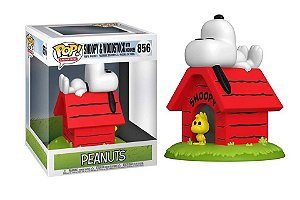 FUNKO POP  ANIMATION PEANUTS DELUXE - SNOOPY & WOODSTOCK WITH DOGHOUSE 856