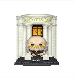FUNKO POP  HARRY POTTER EXCLUSIVE DELUXE - GRINGOTTS' HEAD GOBLIN WITH GRINGOTTS' BANK 138