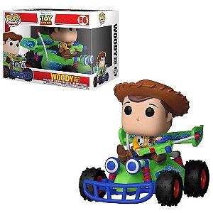FUNKO POP DISNEY TOY STORY - WOODY WITH RACE CAR 56