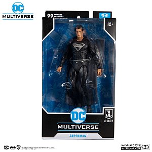 ACTION SUPERMAN BLACK SUIT - McFARLANE