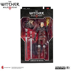 ACTION FIGURE GERALT DE RIVIA - THE WITCHER 3 - McFARLANE