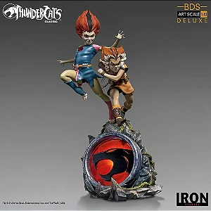 ESTÁTUA WILYKIT & WILYKAT - THUNDERCATS - 1/10 - IRON STUDIOS