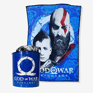 KIT ALMOFADA COM BALDE GOD OF WAR