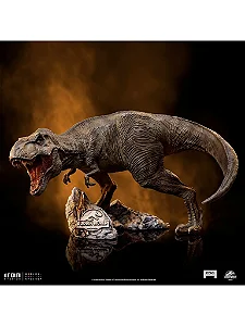ESTÁTUA T-REX - JURASSIC WORLD - ICONS - IRON STUDIOS