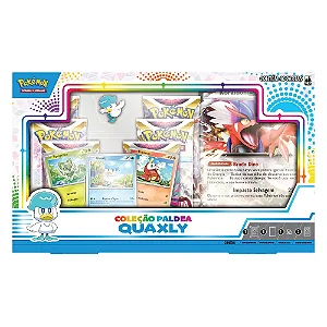 BOX POKEMON COLEÇÃO PALDEA QUAXLY