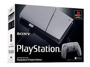 CONSOLE PS5 PLAYSTATION 5 SLIM DIGITAL EDIÇÃO 30 ANOS