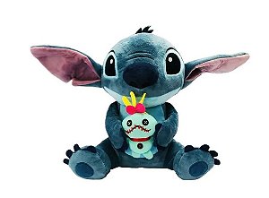 PELÚCIA STITCH E SCRUMP - DISNEY 33 CM