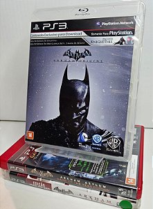 KIT JOGOS PS3 - BATMAN COLEÇÃO ARKHAM - USADOS