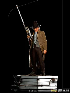 ESTÁTUA DOC BROWN - BACK TO THE FUTURE 3 - 1/10 - IRON STUDIOS