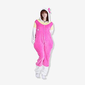 MACACÃO KIGURUMI HELO KITTY - ADULTO