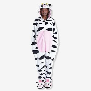 MACACÃO KIGURUMI VAQUINHA - ADULTO