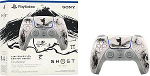 DUALSENSE PS5 - EDIÇÃO LIMITADA GHOST OF YOTEI - PRETO - NOVO LACRADO
