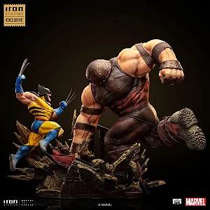 ESTÁTUA JUGGERNAUT vs WOLVERINE 10TH ANNIVERSARY - 1/10 - IRON STUDIOS