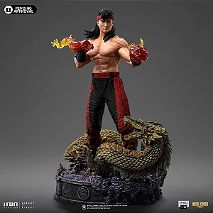 ESTÁTUA LIU KANG - MORTAL KOMBAT - ART SCALE 1/10 - IRON STUDIOS