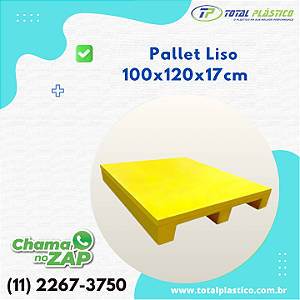Pallet de Plástico Liso 1.00cm x 1.20cm x 17cm