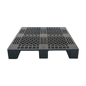 Pallet Plástico 100cm x 120cm x 15cm - Vazado 9 pés