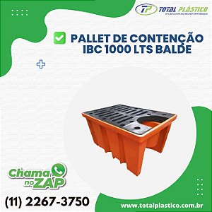 Pallet de Contenção 1.000 litros IBC