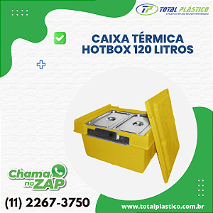 CAIXA TÉRMICA HOTBOX 120 LITROS