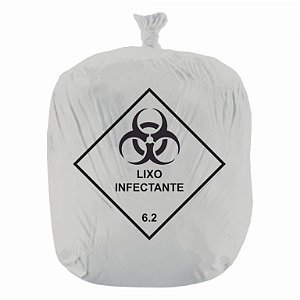 SACO DE LIXO HOSPITALAR 15 LITROS