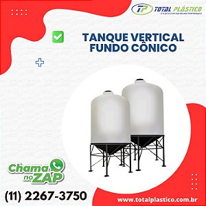 TANQUE VERTICAL FUNDO CÔNICO