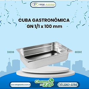 CUBA GASTRONÔMICA 1/1 x 100 mm