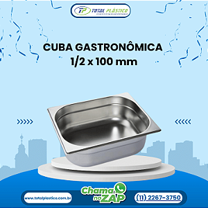 CUBA GASTRONÔMICA GN 1/2 x 100 mm