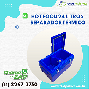HOT FOOD 24 LITROS COM SEPARADOR TÉRMICO