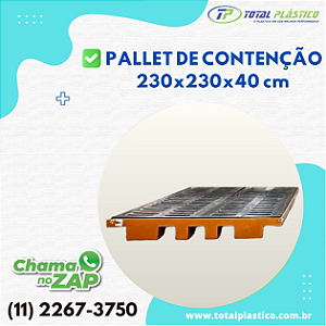 Pallet de Contenção 230 x 230 x 40 cm