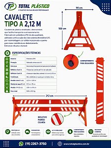 Cavalete Tipo A 2,12 m