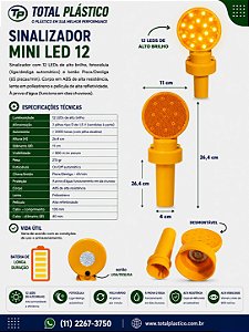 Sinalizador Mini LED 12