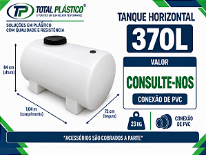 Tanque para Óleo Diesel Horizontal 370 Litros