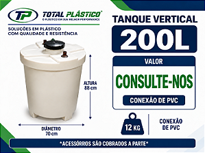 Tanque para Óleo Diesel Vertical 200 Litros