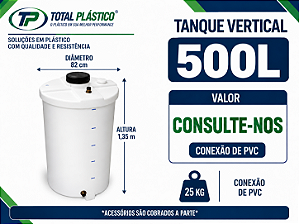 Tanque para Óleo Diesel Vertical 500 Litros