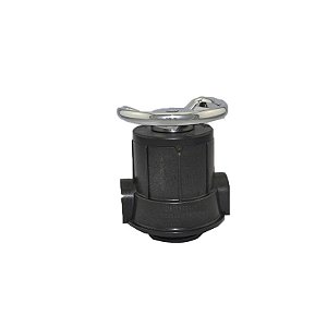 Válvula Manual Abrand. F64 A (61104) Runxin 4 M³/H; Topo/Frontal; In/Out 1";B-2,5"; Tubo-3/4";Dreno-1/2";Sal.3/8"