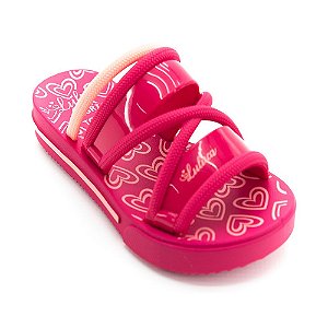 Chinelo Infantil Feminino Grendene Luluca Amor, Via Pé