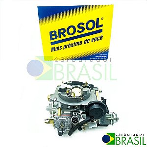 Carburador Novo Original Brosol 3E Opala Caravan Blazer Utilitários Motor 6 Cilindros Gasolina