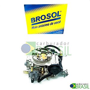 Carburador Novo Original Brosol 3E Opala Caravan Blazer Utilitários Motor 6 Cilindros Álcool