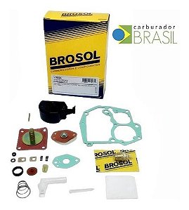 Kit de Reparos Original Brosol Carburador Brosol 3E Opala Caravan Santana Quantum Royalle Versailles