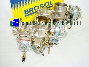 Par de Carburadores Novos Originais Brosol  Modelo Solex H 32 PDSI 2/3 Kombi 1600 Álcool