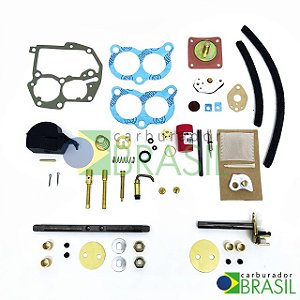 Kit de Reparos para Carburador Brosol 3E GM Opala Caravan Motor 4 Cilindros Álcool e Gasolina