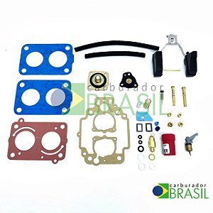 Kit de Reparos para Carburador Weber 495 TLDZ Volkswagen Gol Voyage Parati Saveiro Santana Quantum Motor AP 1.8 Álcool e Gasolina