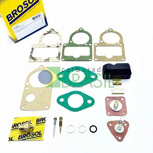 Kit de Reparos Brosol para Carburador Solex H 31 PIC-T Fusca Exportação