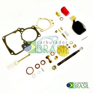 Kit de Reparos para Carburador DFV 228 (WEBER 228) Jeep Rural F75 Motor 4 Cilindros Gasolina
