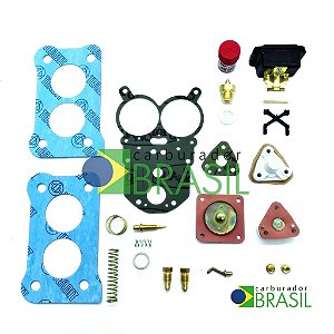 Kit de Reparos (Sem Venturis) para Carburador Solex H 34 SEIE  Maverick Motor 2.3 OHC Gasolina