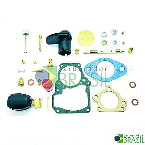 Kit Reparos Carburador Weber 228 DFV 228 GM Opala Caravan Utilitários 4 Cilindros Gasolina